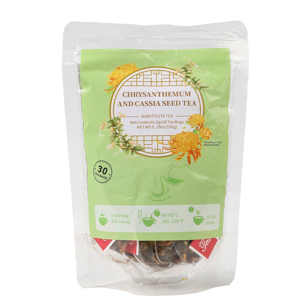 Chrysanthemum Cassia Seeds Tea Honeysuckle Wolf-Berry Burdock Root Herbal Teabag