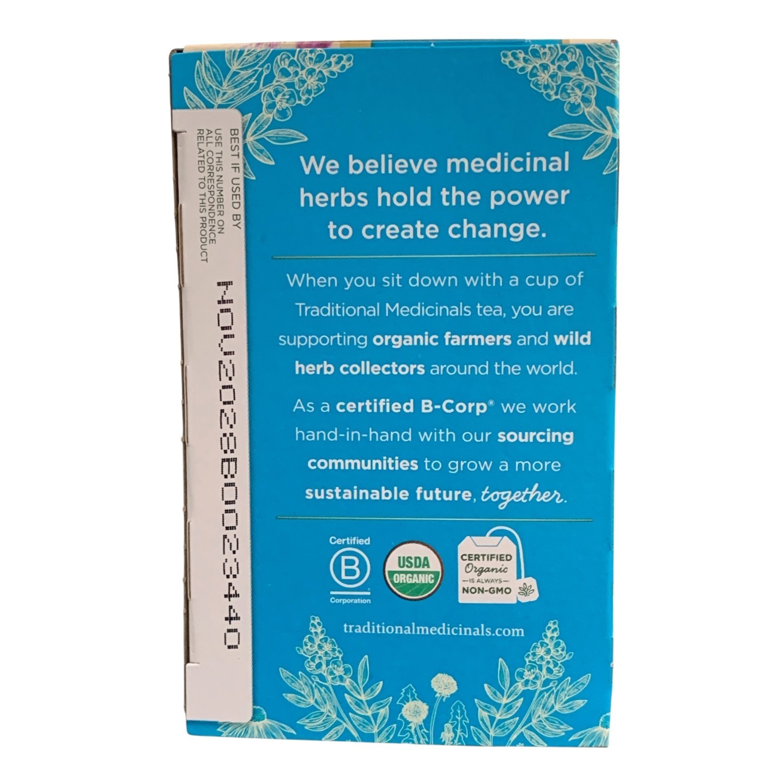 Traditional Medicinals Organic Everyday Detox Lemon Tea Skin Liver 6 Pk 11/2028