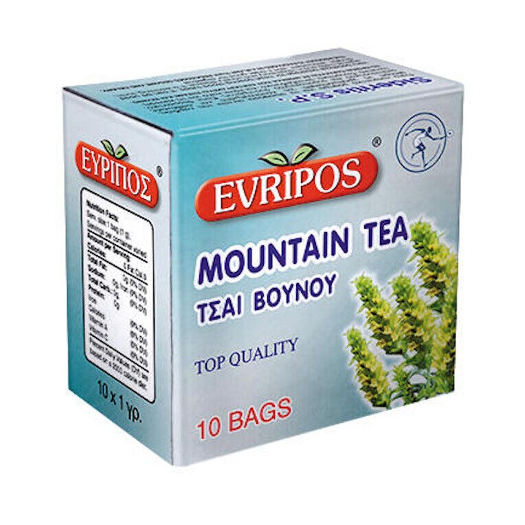 6 X Evripos Mountain Tea Sideritis 60 teabags