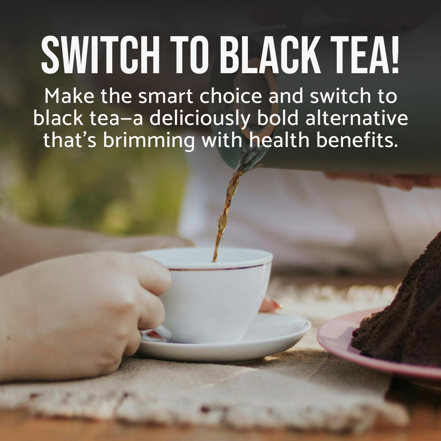 Instant Black Tea Powder, 4.5 Oz, Unsweetened Iced Tea Concentrate from Real Bla