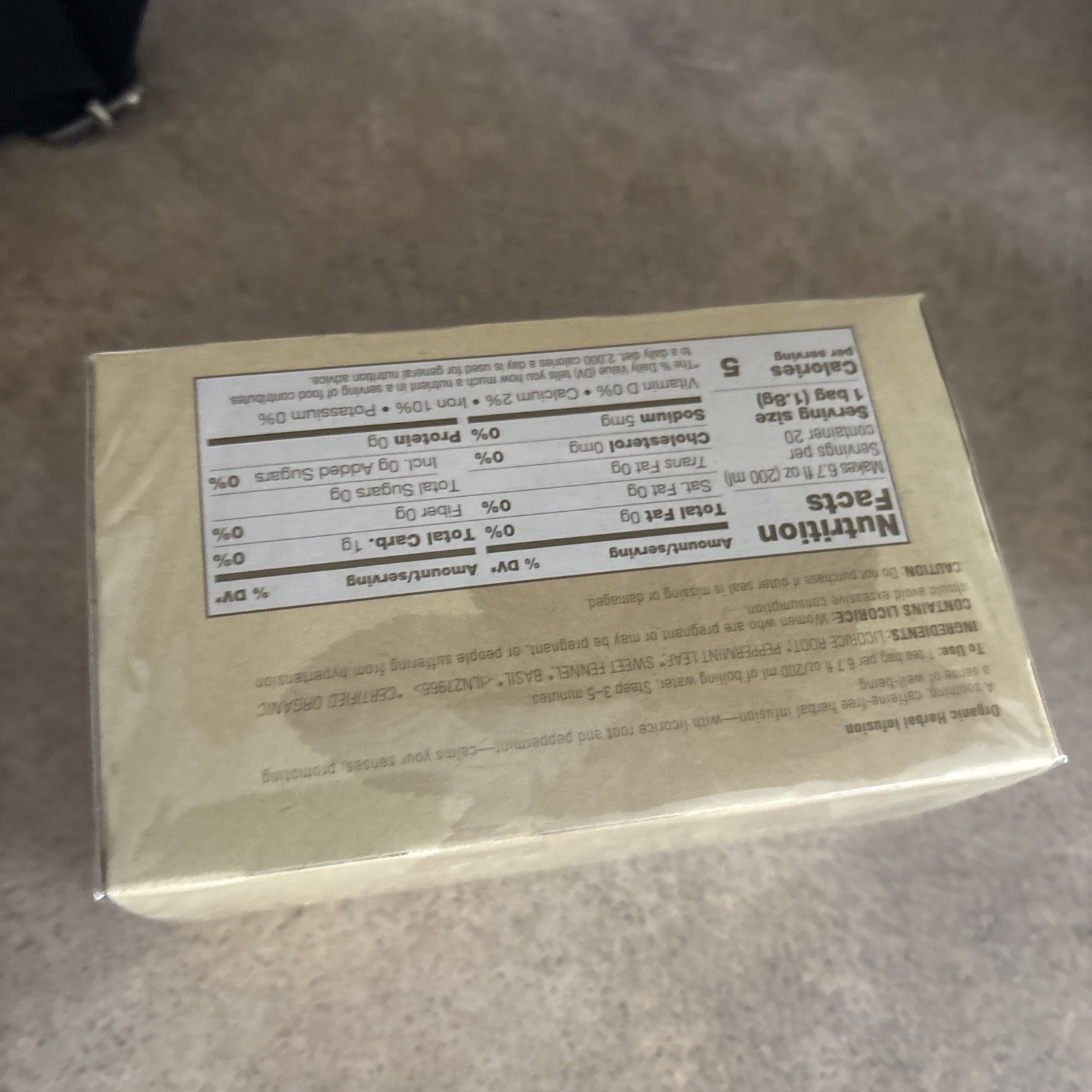 Aveda Comforting Herbal Tea Tisane Caffeine-Free Organic 20 Sachets Bags SEALED