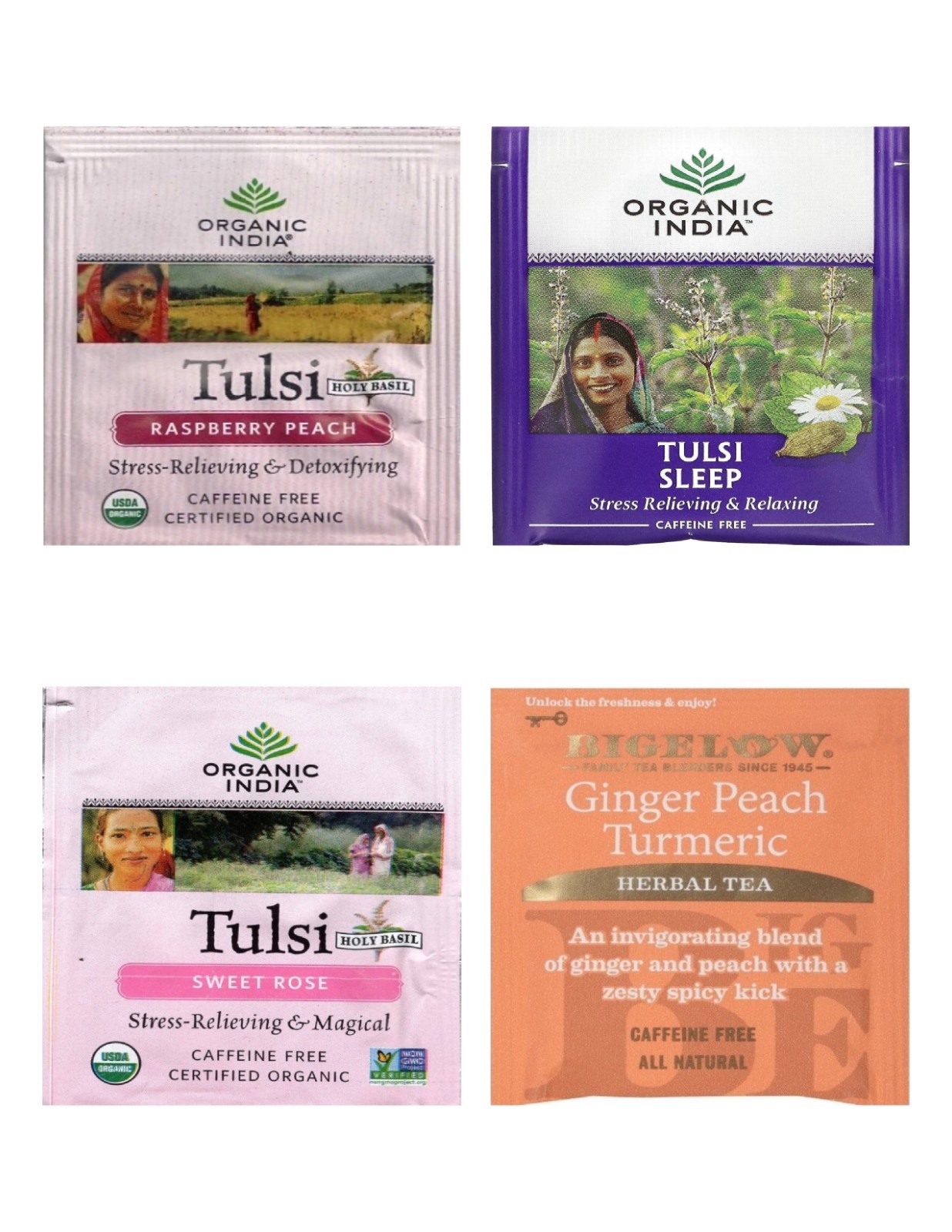 Stress Relief Tea Bag Sampler Variety Pack – 24 Single-Serve Varieties-14 Brands