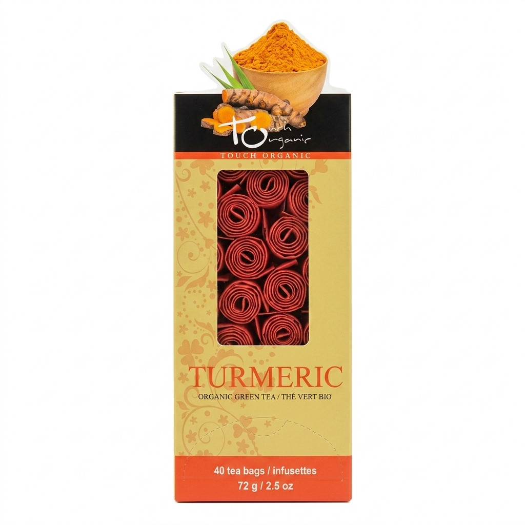 Touch Organic Strawberry White Tea- 40 Tea Bags-2.5oz