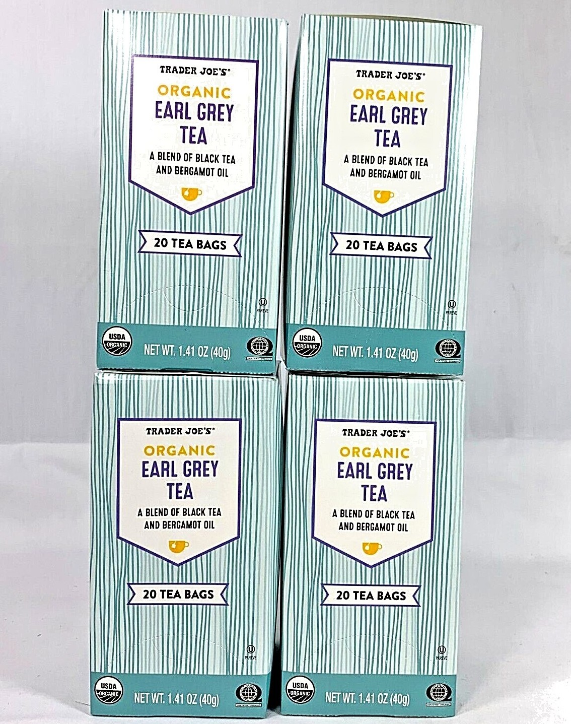 Trader Joe’s Organic Earl Grey Black Tea w/ Bergamot Orange Choose 1-4 Boxes
