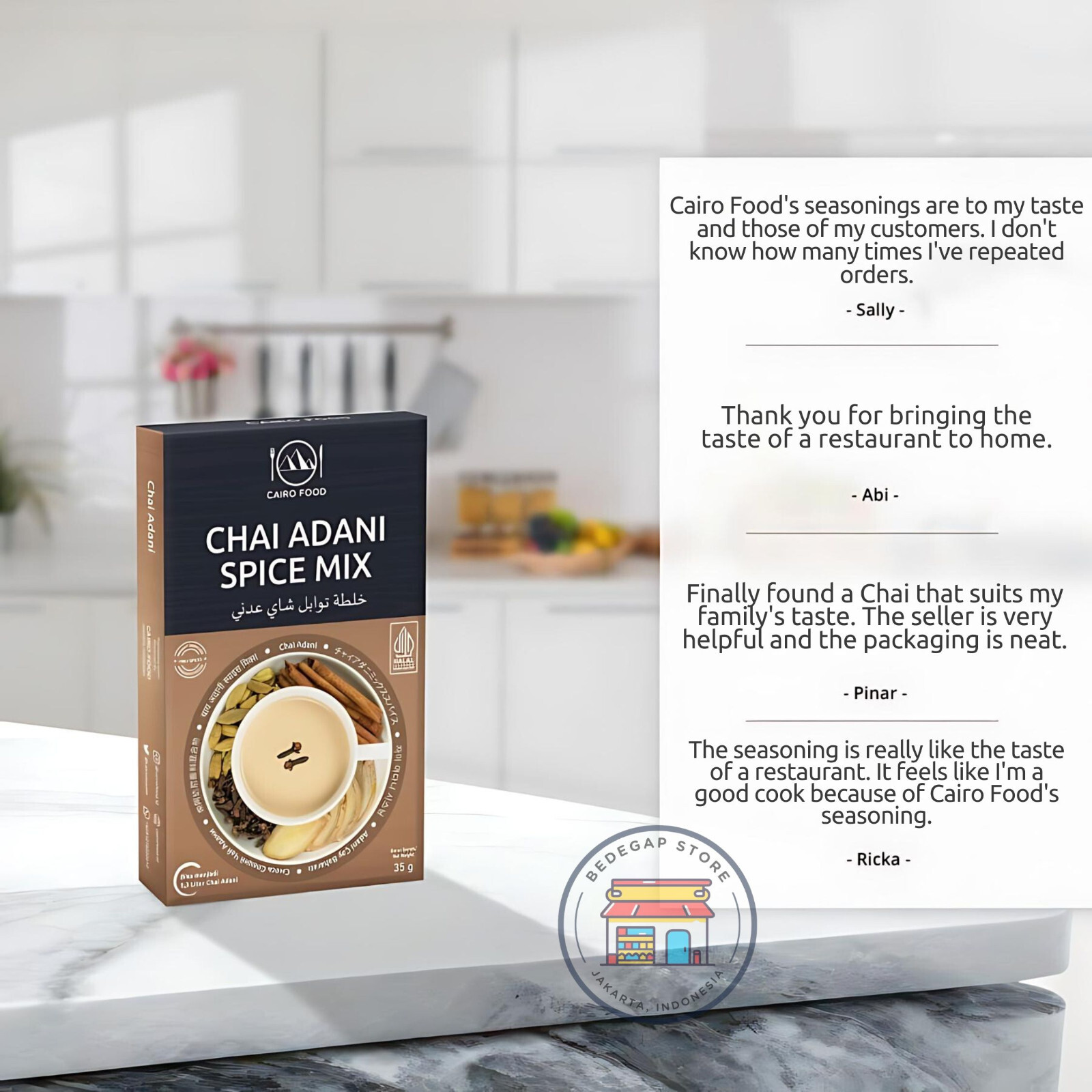 Organic Original Chai Adani Tea Spice Mix 35gr / 100gr ( WINTER DRINK)