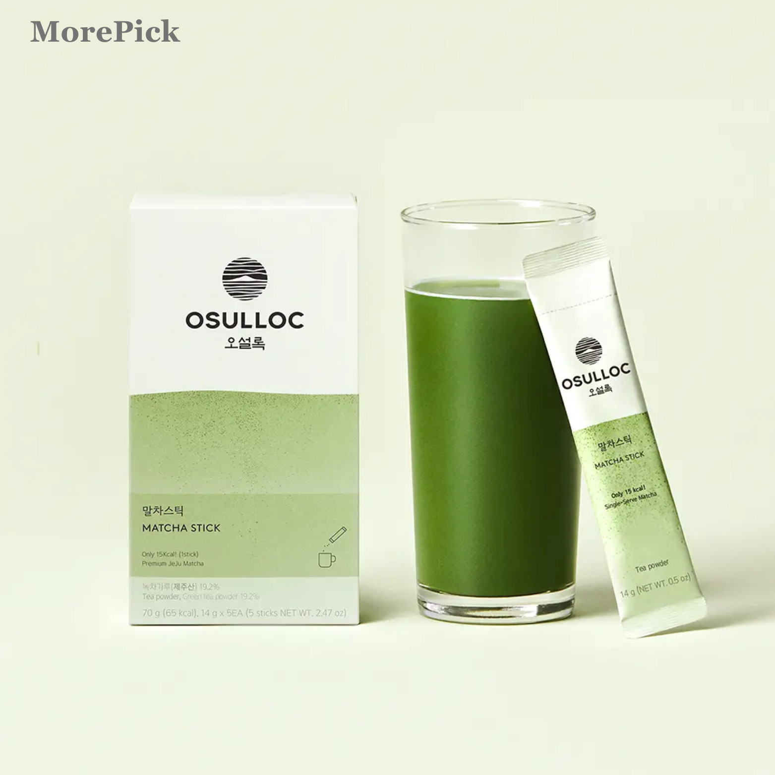 Osulloc Korean Matcha Stick Premium Green Tea Powder Portable Tea Sticks