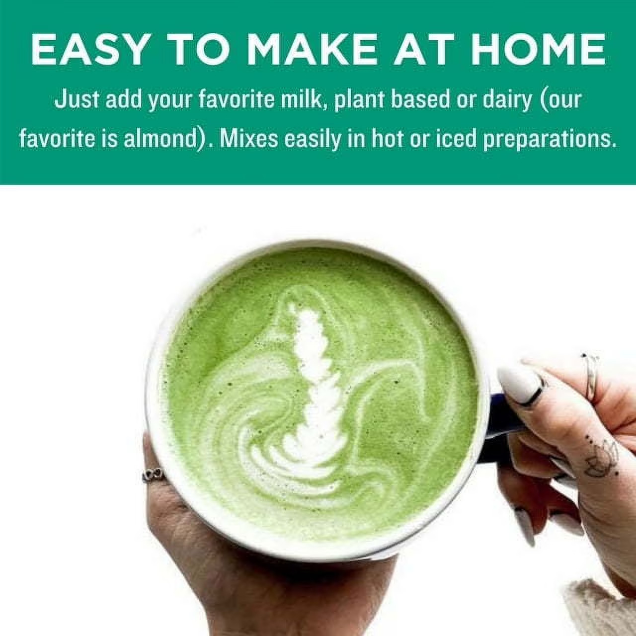 Jade Leaf Organic Matcha Latte Mix, Original, Dairy-Free Matcha Green Tea Powder
