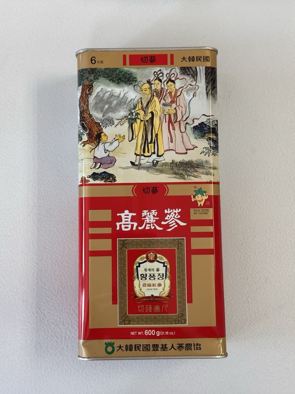 Korean 6 Year Red Ginseng Root Good Grade 40 Ji 300g ( 24Root ) 10% Top Grade