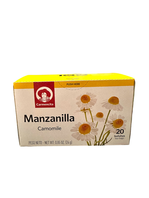 Carmencita Spanish Chamomile tea / Te de Manzanilla 20 bags PACK OF 3
