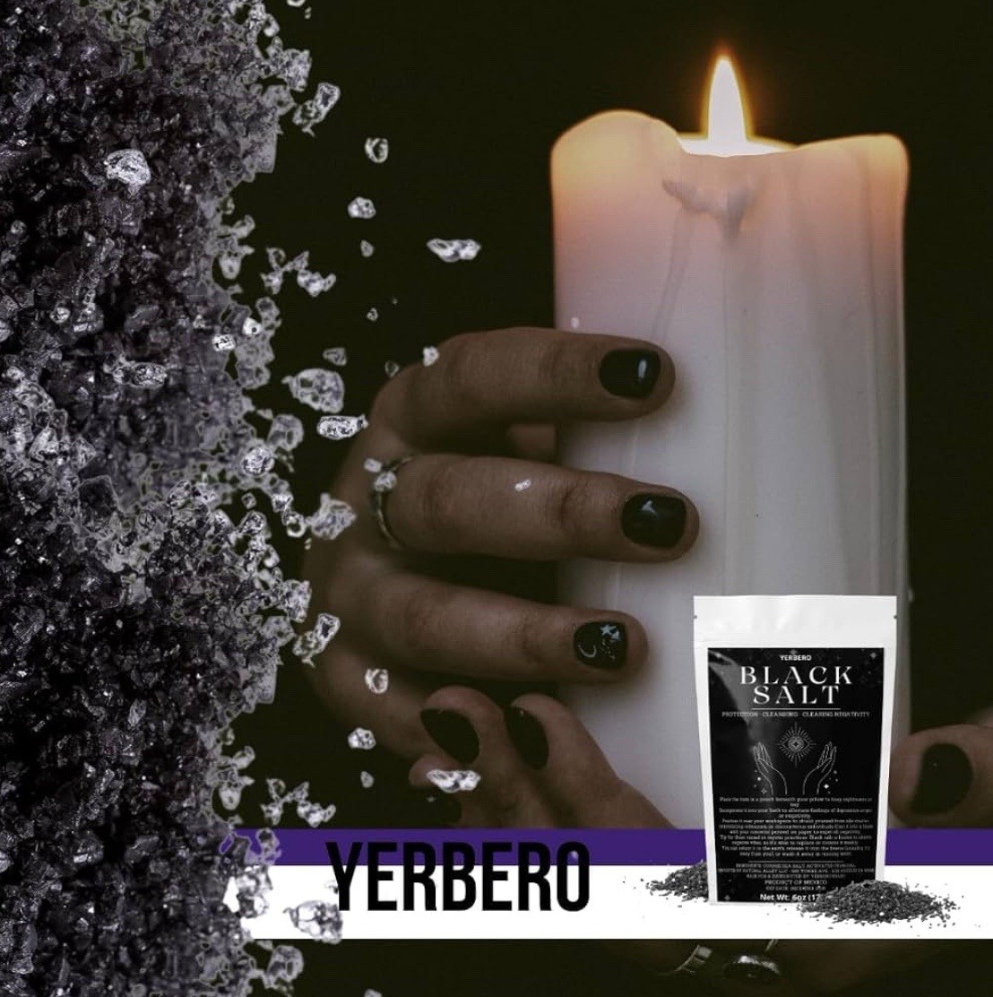 Yerbero Black Salt Protection & Cleansing Salt – Clears Negativity
