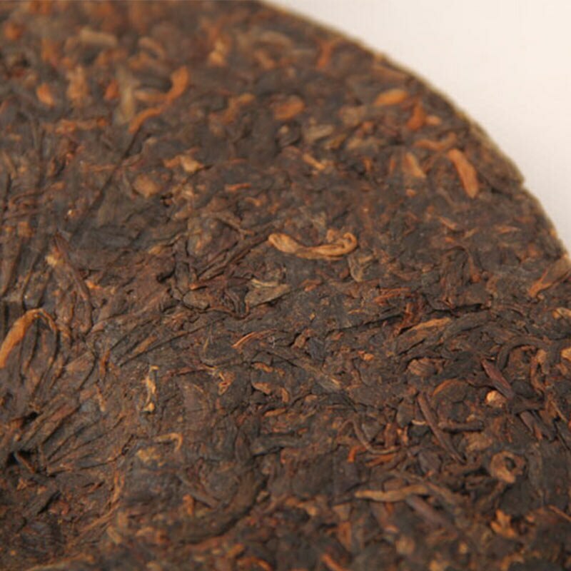 357g Menghai Early Spring Ripe Puer Nannuo Mountain Qizi Tea Cake Old Shu Puerh