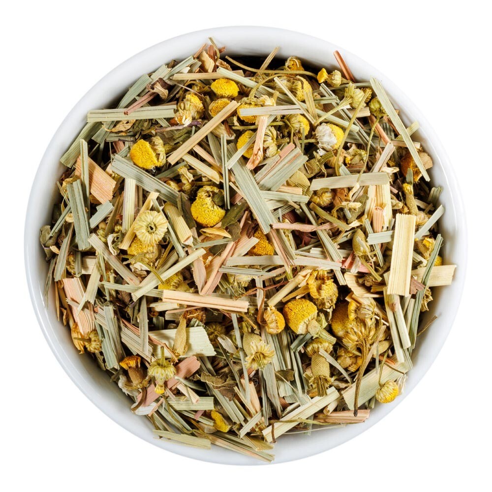 Chamomile Lemon Mint Herbal Tea – Premium Loose Leaf Blend – Fusion Teas