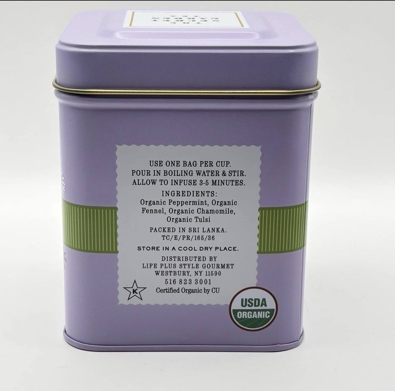 The Secret Garden Organic Sleep Blend Herbal Tea 50 Bagged Tea Bags 10/2026 Exp