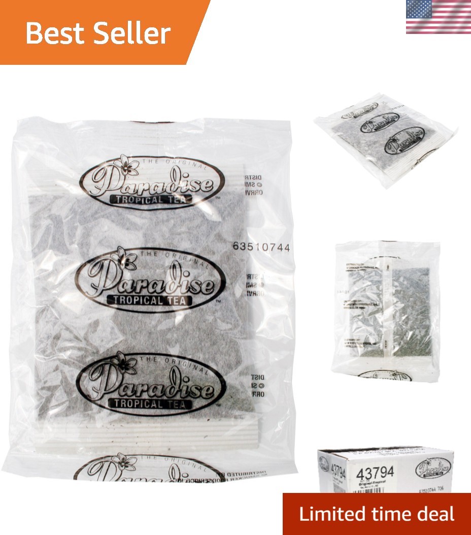 Paradise Tropical Tea, Tea, 1-Ounce Filter Packs Pack of 50