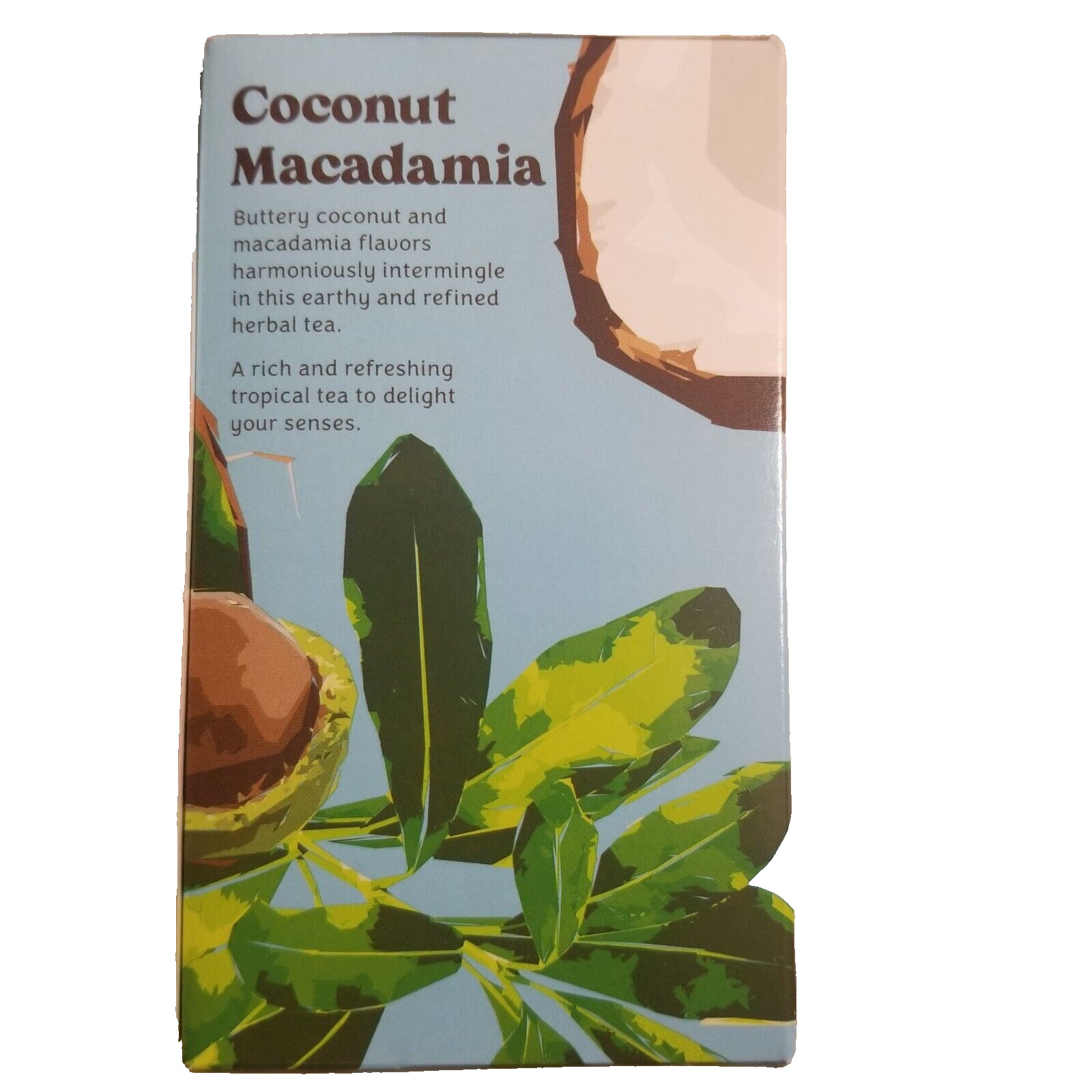 Hawaiian Islands Coconut Macadamia Tea – 20 Bags, Caffeine-Free Tropical Blend