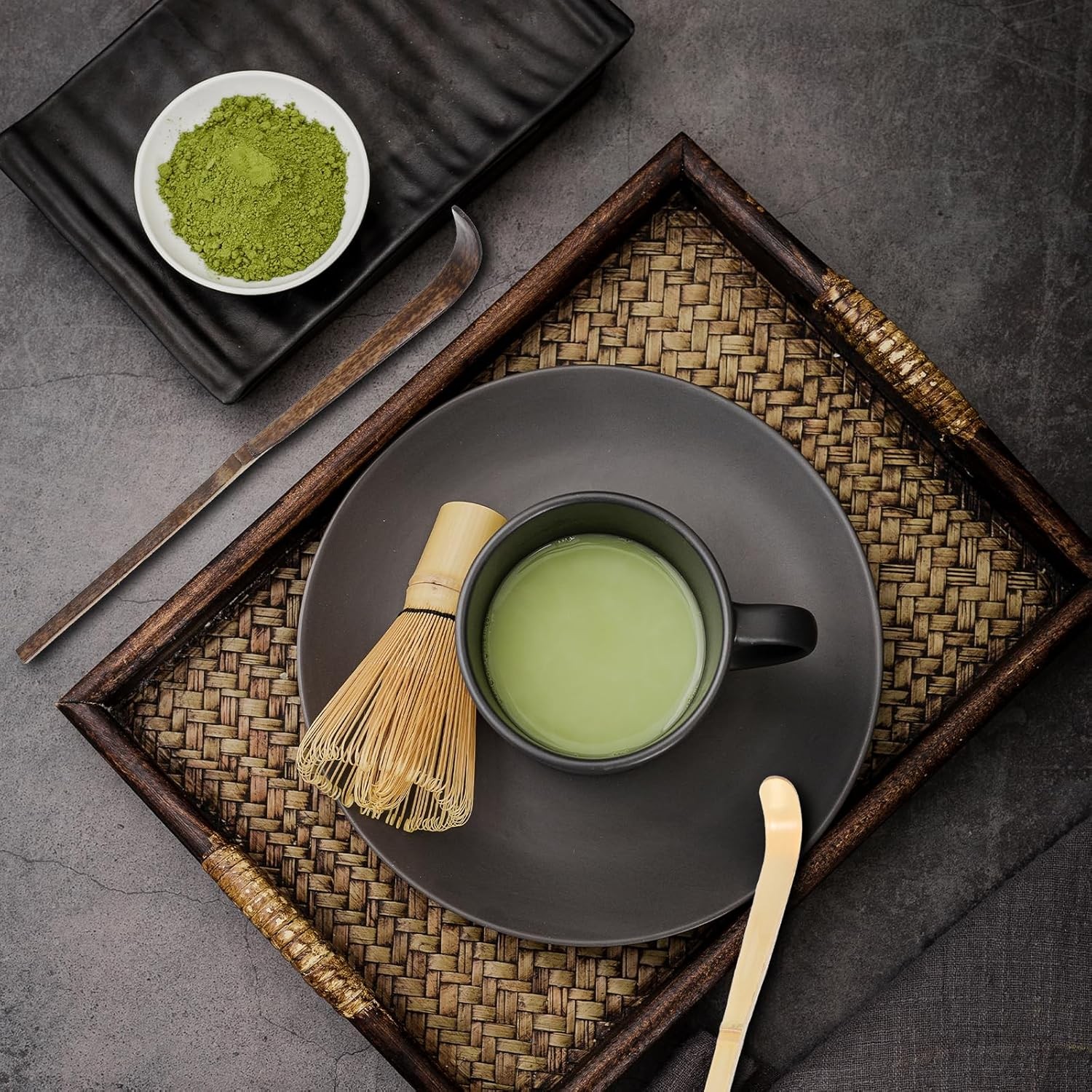 3PCS Bamboo Matcha Spoon Japanese Chashaku Tea Scoop Powder Coffee Spices