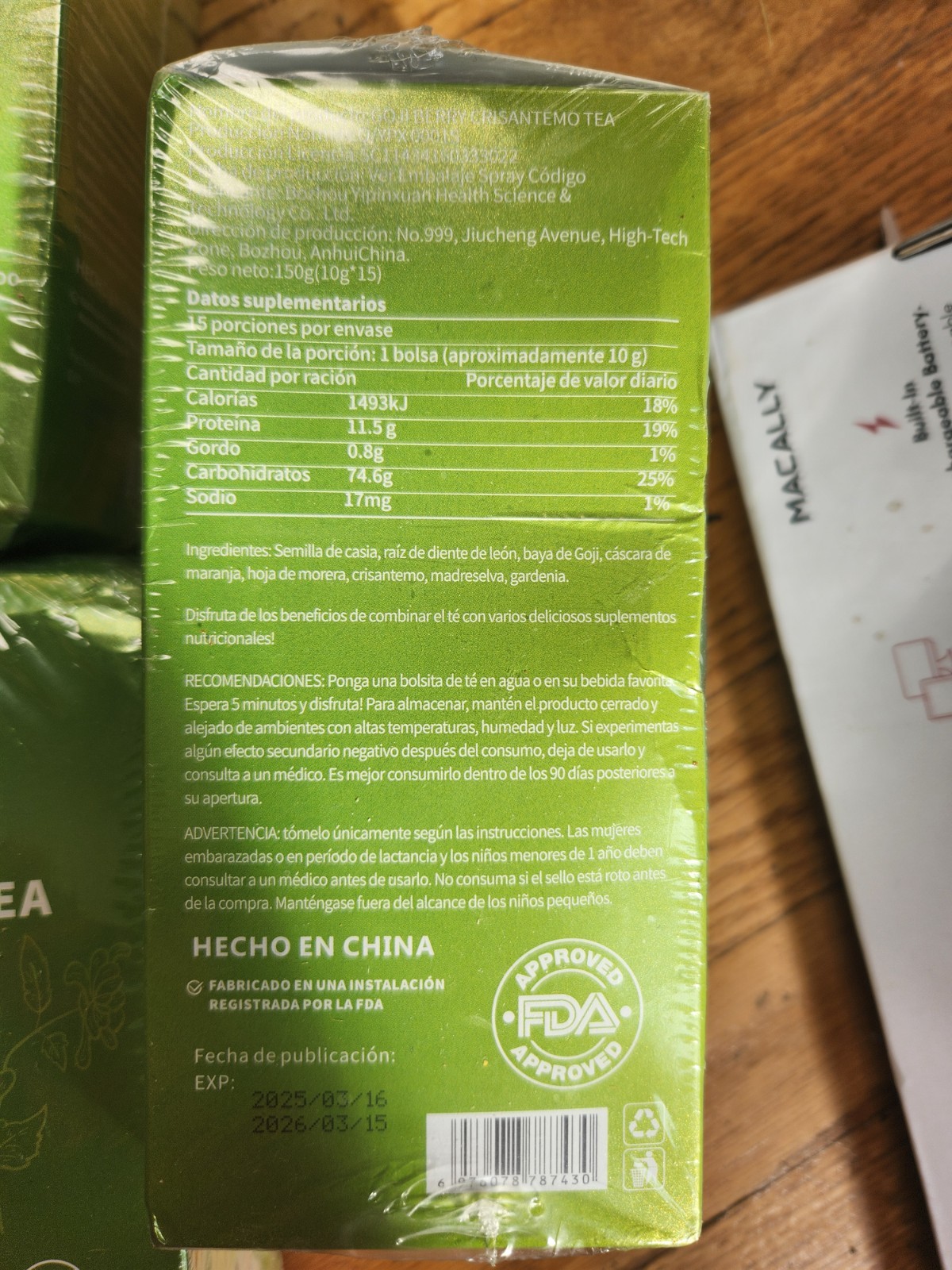 Goji Berry Chrysanthemum Tea -150G ( 10G X 15 BAG)