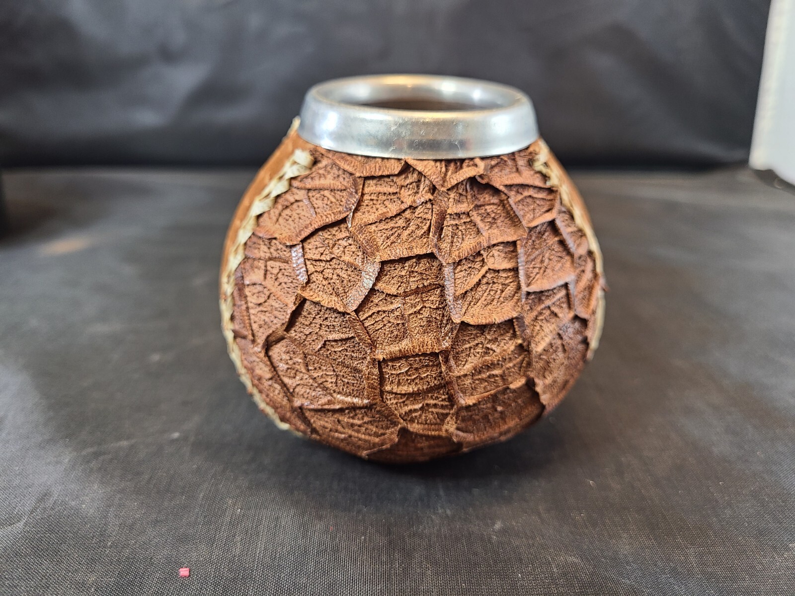 MATE PORITO Mondongo Argentinian Cup Mug Vessel Leather Hand Made