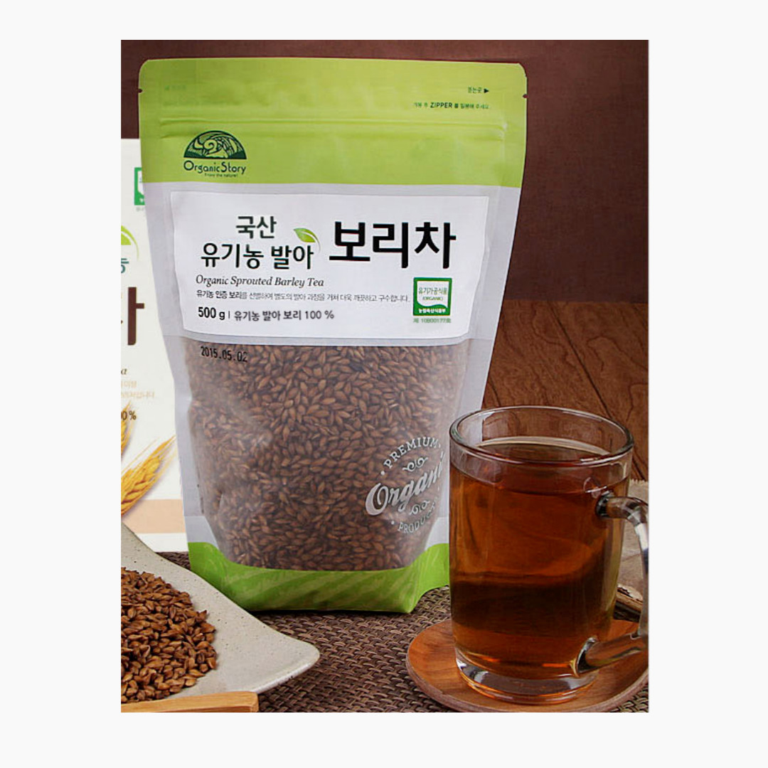 Organic Story Organic Germinated Barley Tea 500g | 100% Korean Sprouted Barley