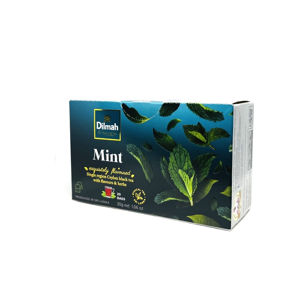 Dilmah – Fun Flavored Tea – Mint – Ceylon Tea – 20 Tea Bags