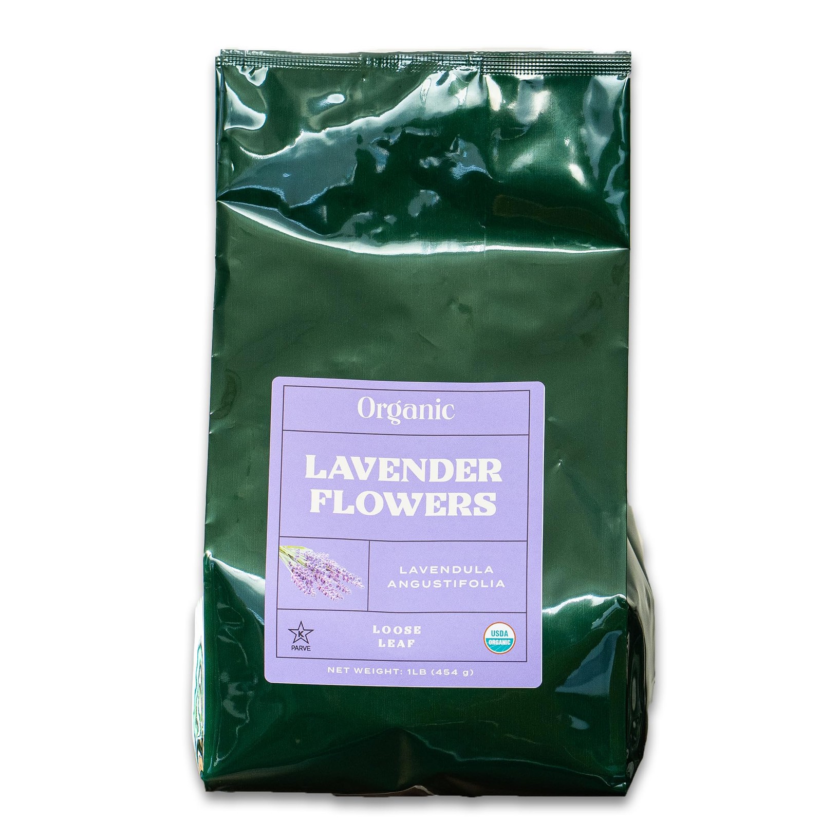 Worldwide Botanicals Organic Lavender Flowers, 1 lb, Pure European Lavender b…