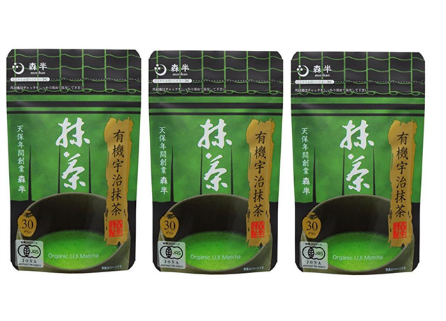 KYOTO UJI MACHA ORGANIC GREEN TEA POWDER JAPANESE TRADITION TEA 30g X 3 PACKS