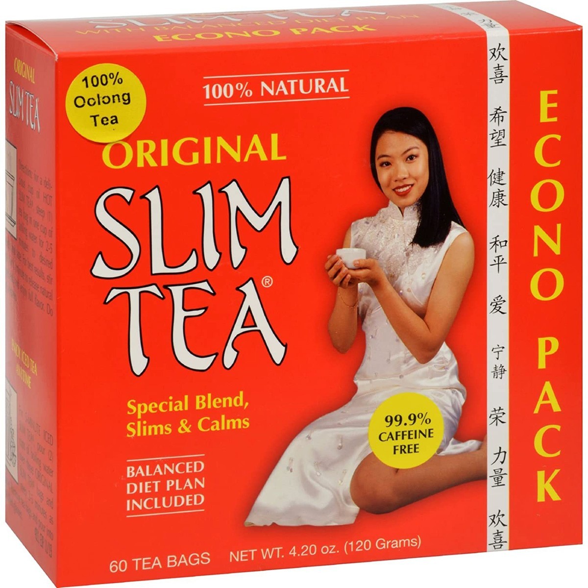 Hobe Labes Original Slim Tea 60 Tea Bags 100% Oolong Tea EXP 9/26