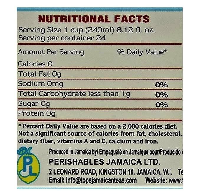 Sipacupa Ital Jamaican Guinea Hen Weed (Anamu) Herbal Tea Caffeine Free, 48 Bags