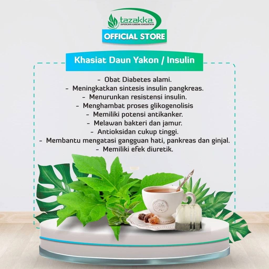 Insulin Leaf & Natural Tea Bags Herbal Tisane | 20 bags x 2.5g | Daily Drink