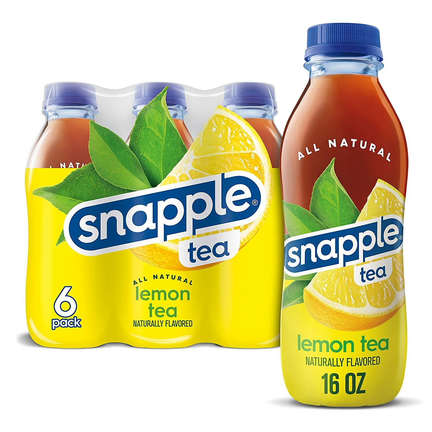 Snapple Lemon Tea 16 oz Bottles (Pack Of 6)