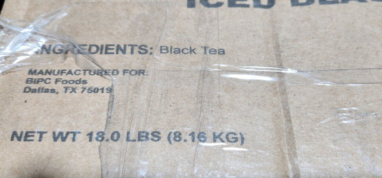 INGREDIENTS PREMIUM BLEND 1 Gallon Herbal Iced Tea Filter Bags – 96/Case