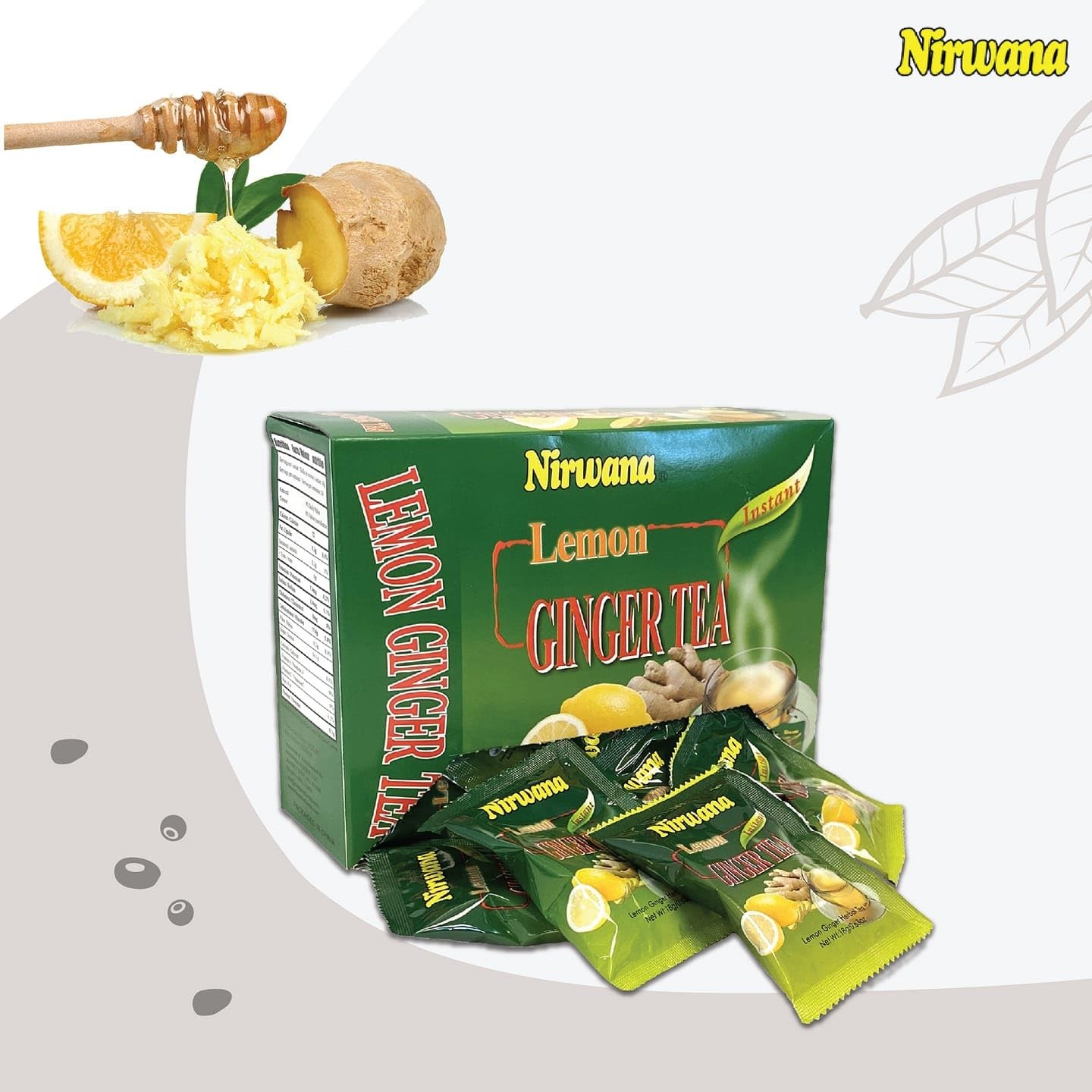 Lemon Ginger Herbal Tea – Refreshing Herbal Blend with Ginger and Lemon | Per…