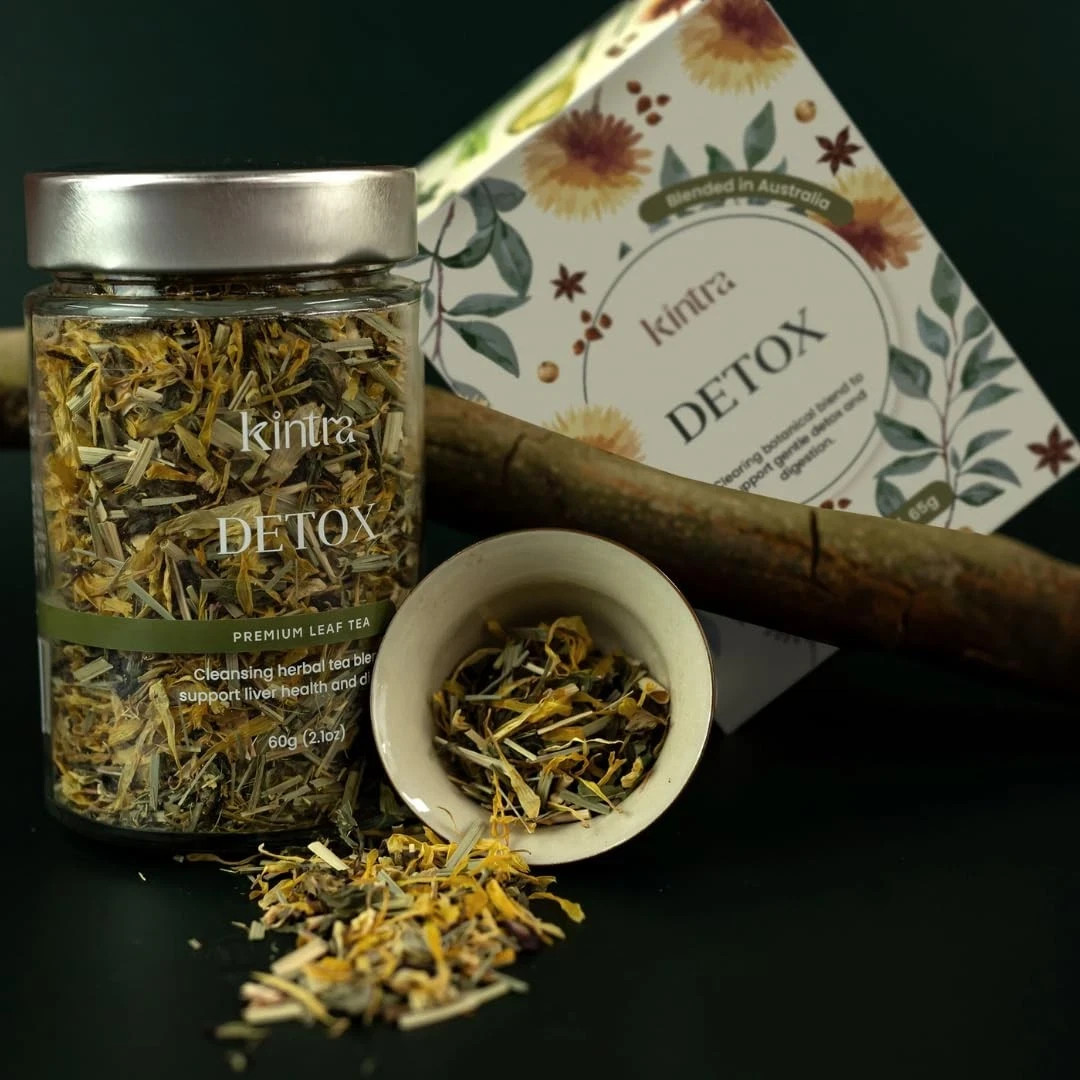 Kintra Food Detox Loose Leaf Herbal Tea Jar, 60g