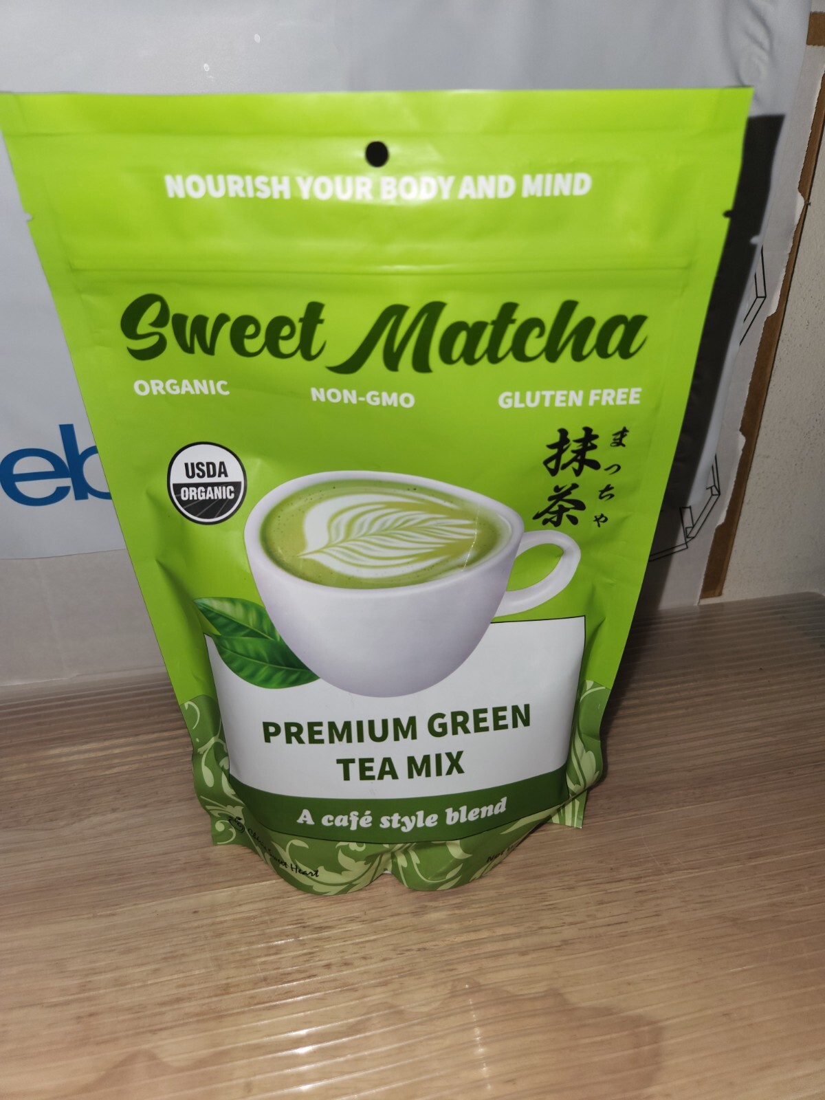 Organic Sweet Matcha Green Tea Powder Cafe Style Blend New 16 oz (454g)