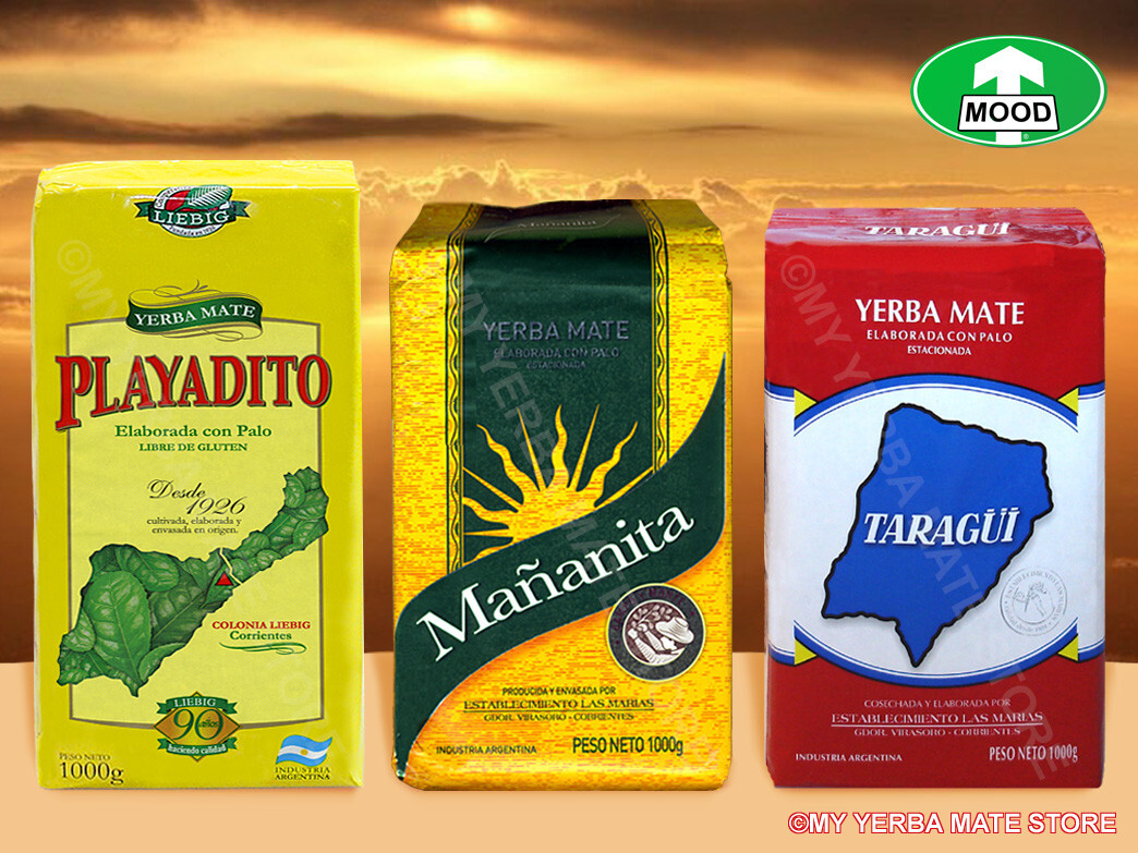 Yerba Mate 3 Kilos Your Choice FREE Shipping!