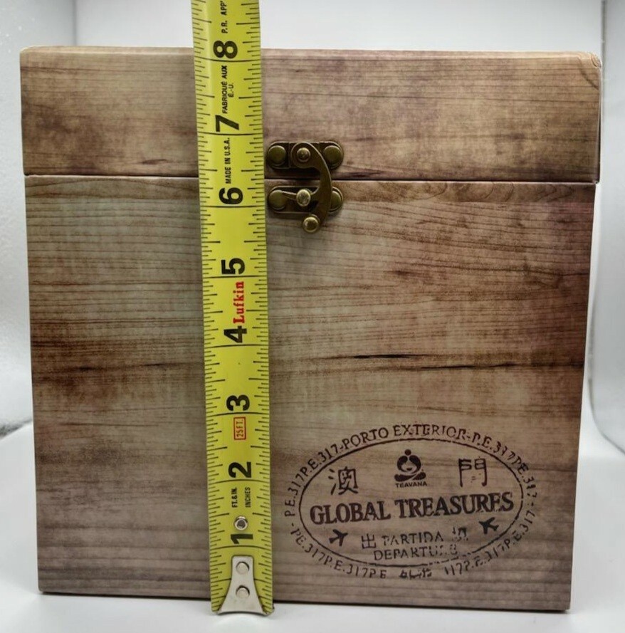 TEAVANA BOX GLOBAL TREASURES TEA COLLECTION BOX 2014 EMPTY BOX ONLY BEAUTIFUL