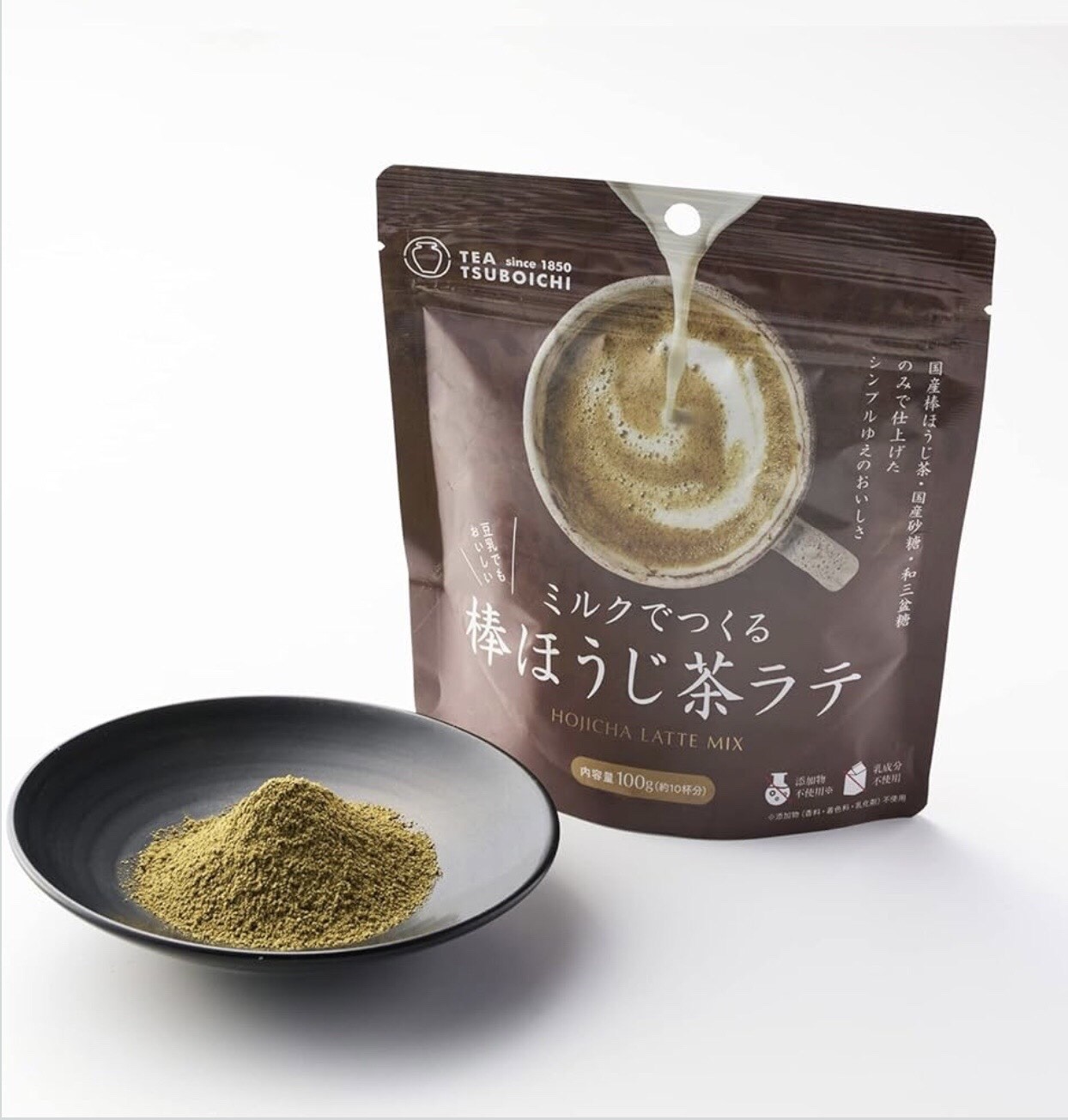 🍵 Tsuboshi Seicha Honpo Hojicha (Roasted Tea) Latte Powder – 100g × 4 Packs