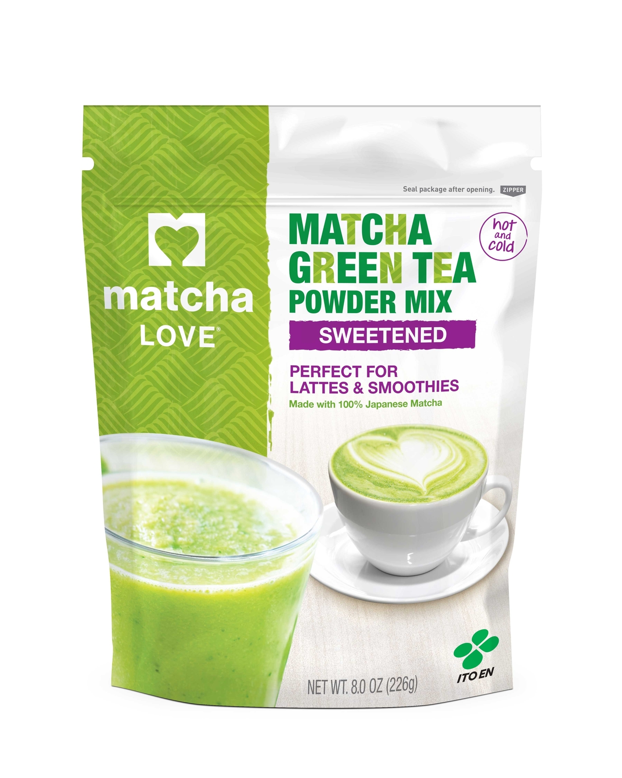 Matcha Mix Tea Green Matcha Sweetened 8 Oz (Pack Of 6)