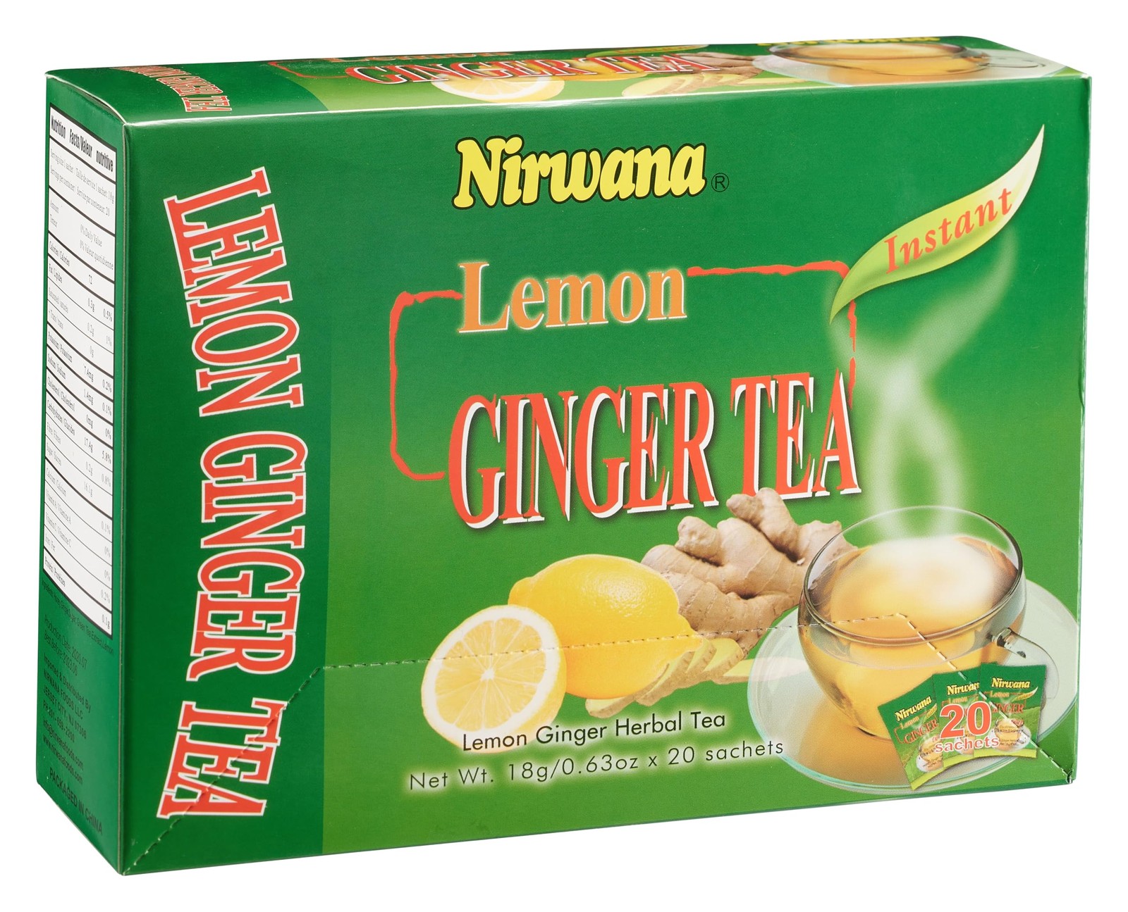 Lemon Ginger Herbal Tea – Refreshing Herbal Blend with Ginger and Lemon | Per…