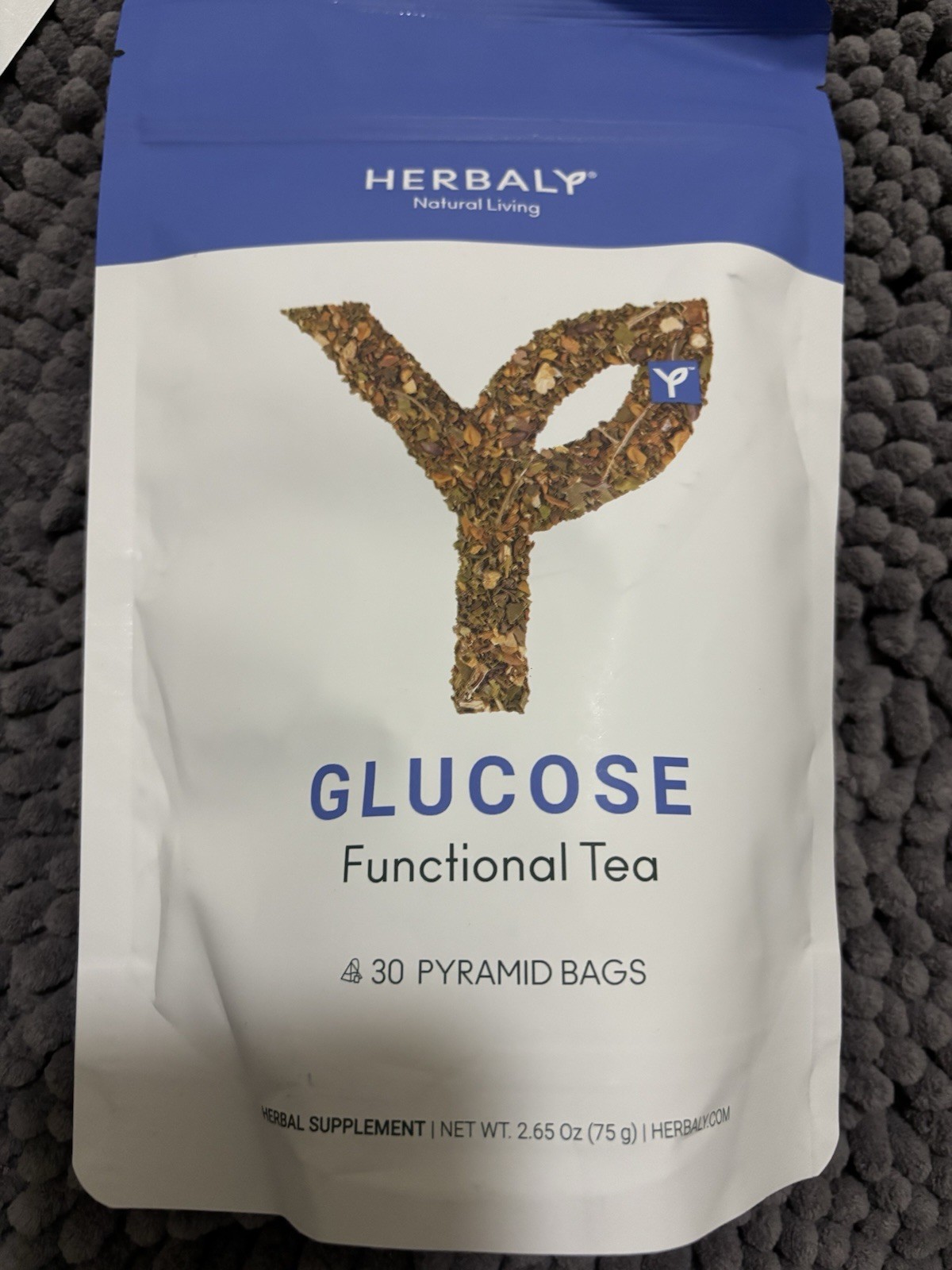 Herbly Glucose Functional Blood Sugar Support Tea 30 Pyramid Bags