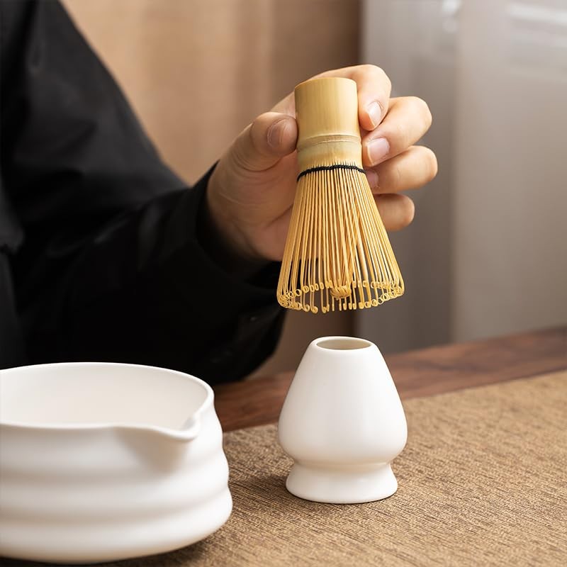 Matcha Set With Bowl, Matcha Sifter, Matcha Whisk Holder and Spoon- The Perfe…