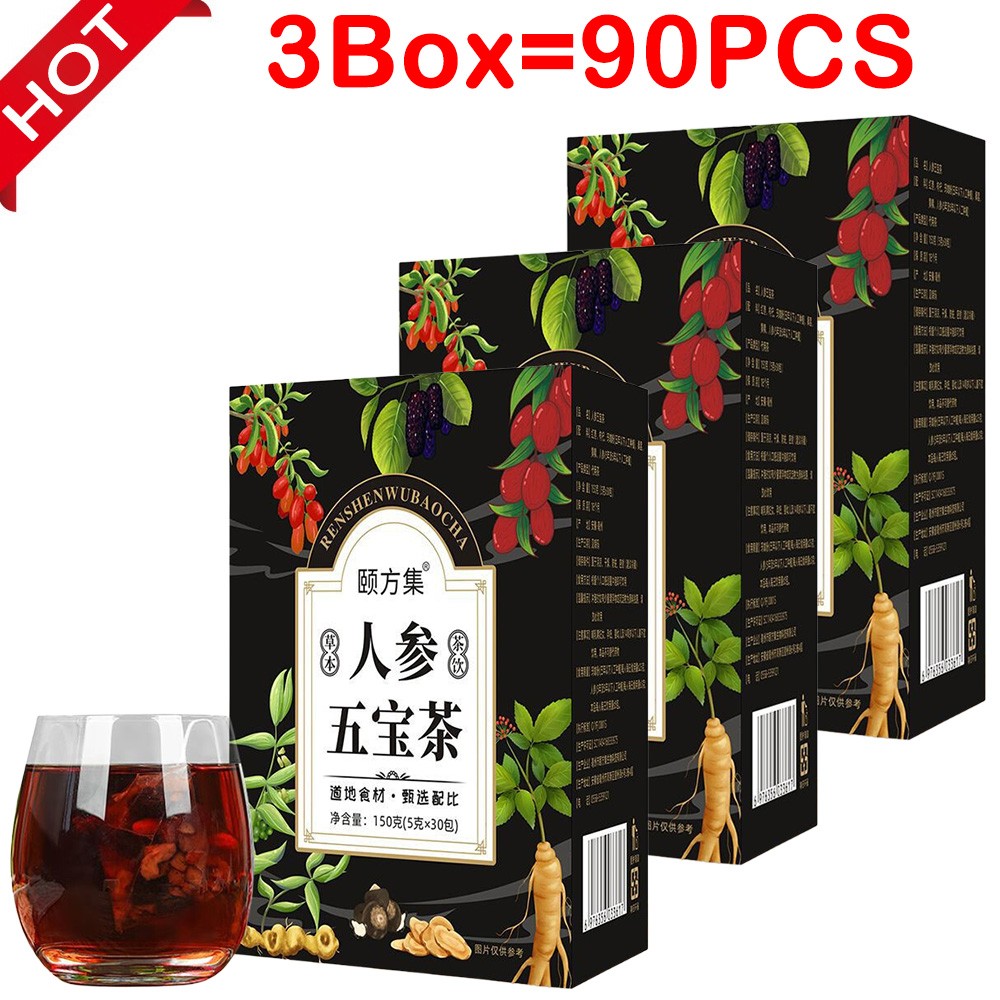 30pcs Ginseng six treasure tea , Kidney tea ,liver tea , red date kidney health