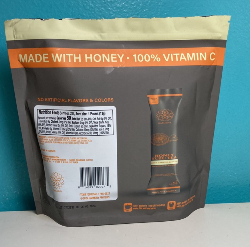 Harmony Matcha Tea Sealed NEW Sachets Lavender Vanilla Strawberry & Yuzu Honey
