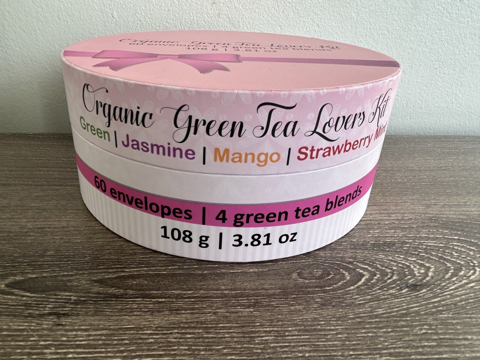Touch Organic Green Tea 60 envelopes/4 green tea blends.