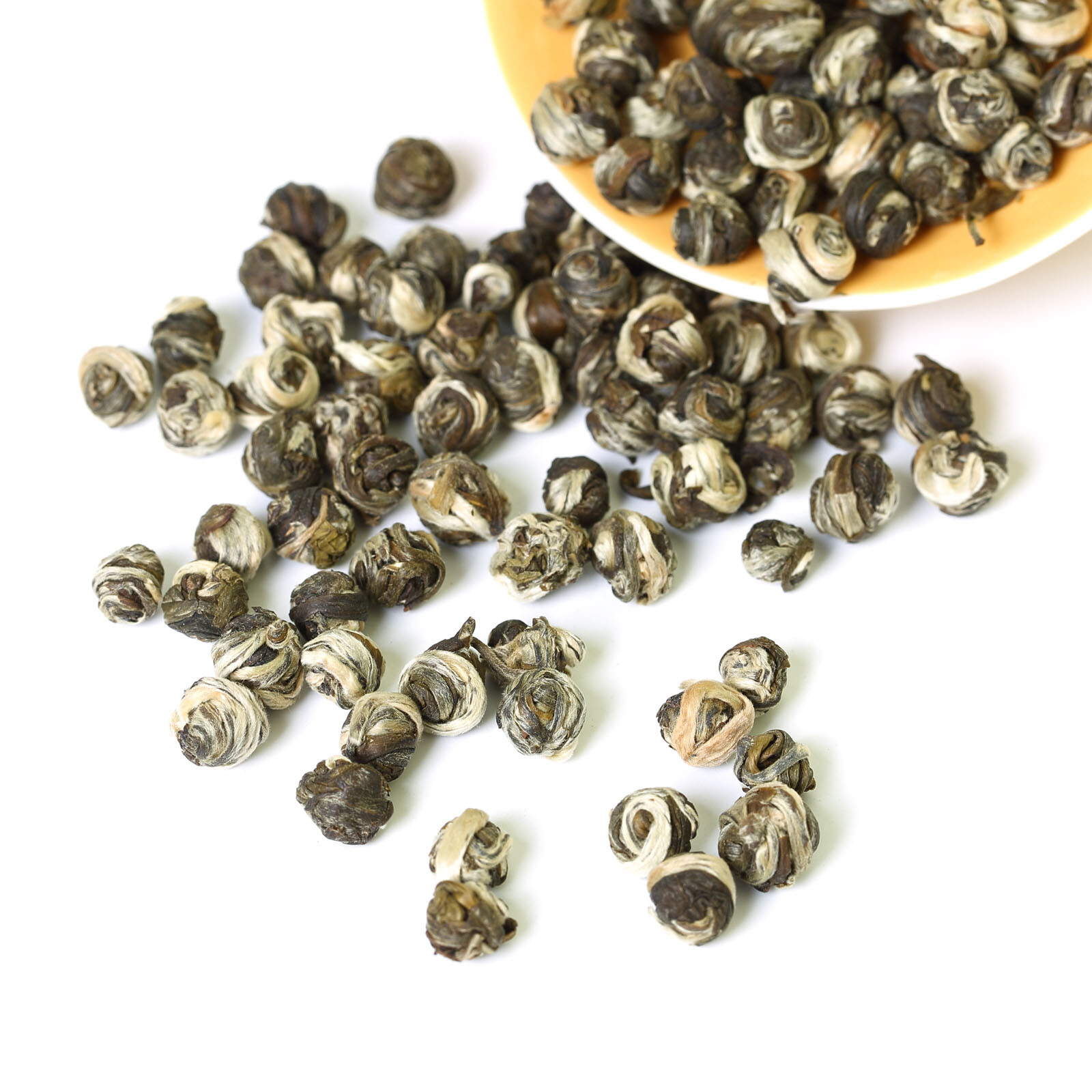 GOARTEA Nonpareil Supreme Jasmine Dragon Pearl Chinese Green Tea Handroll Loose