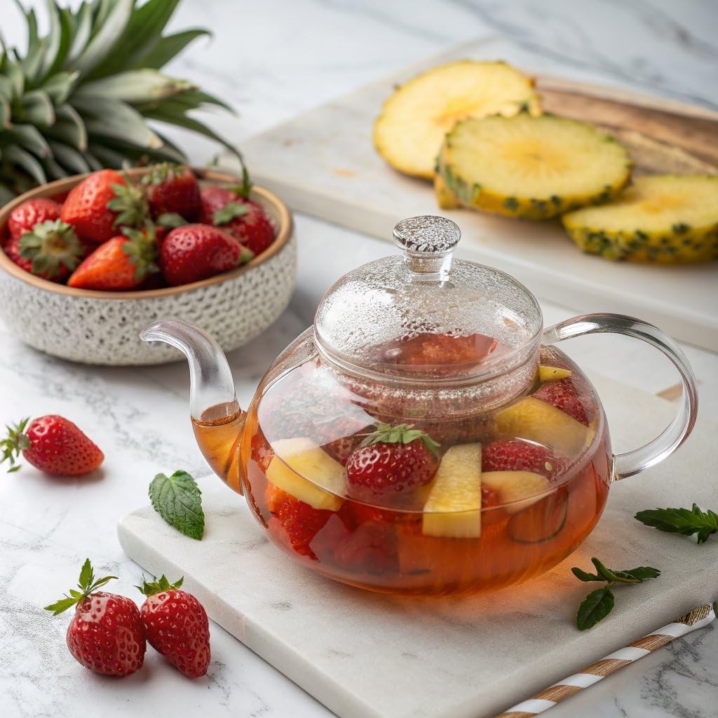 Tiesta Tea – Fruity Paradise, Loose Leaf, Strawberry TinTopper Refill Set