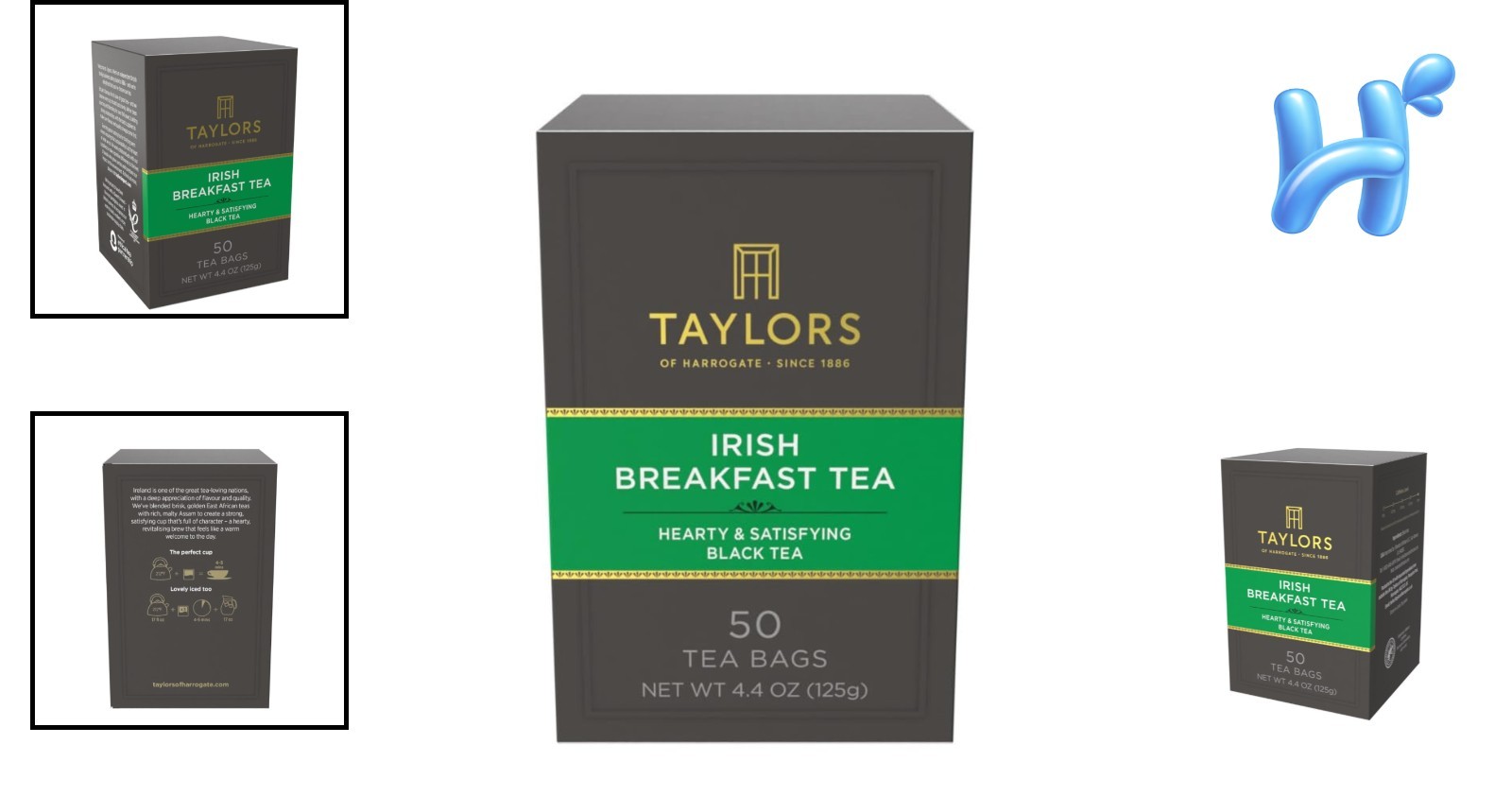 Rich Assam and East African Blend – Irish Breakfast Tea, 50 Tea Bags