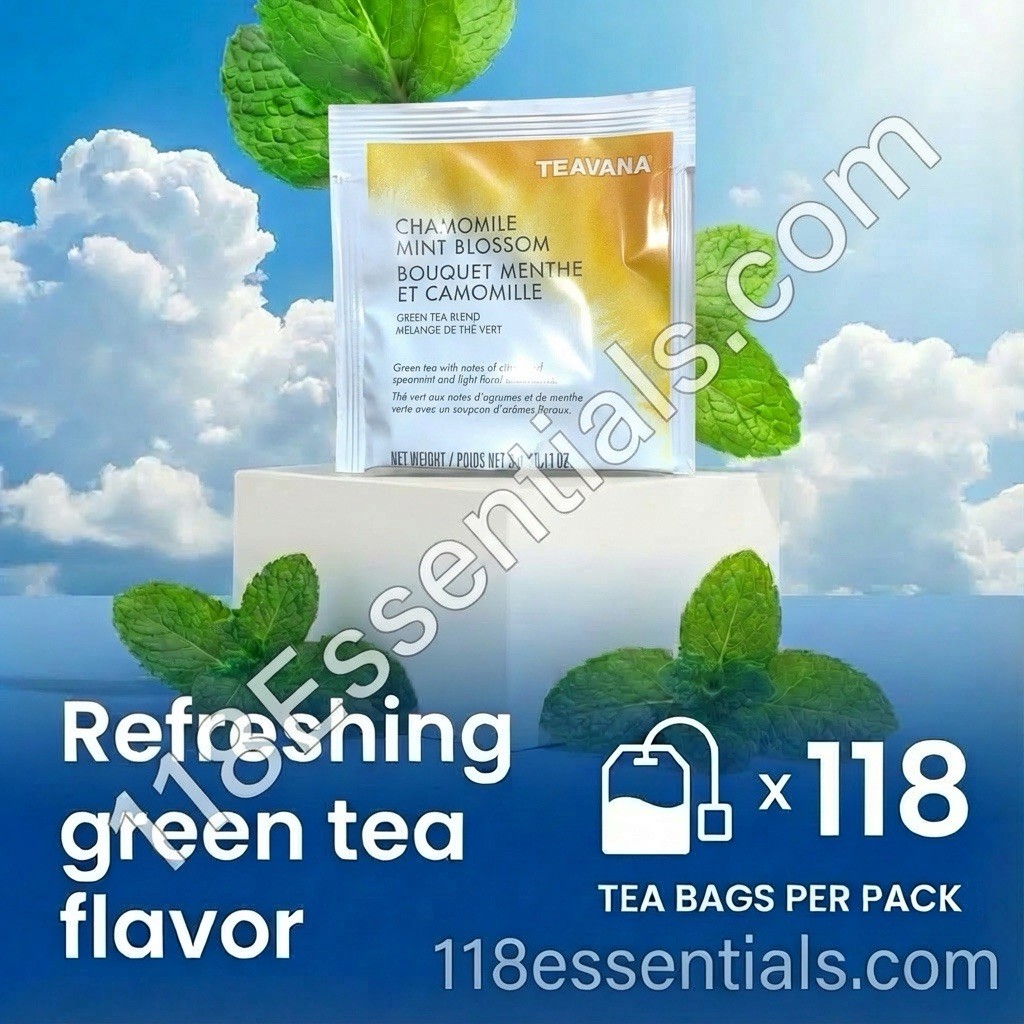 Starbucks Teavana Tea Sachets Chamomile Mint Blossom Herbal 118 Sachets2026-2027