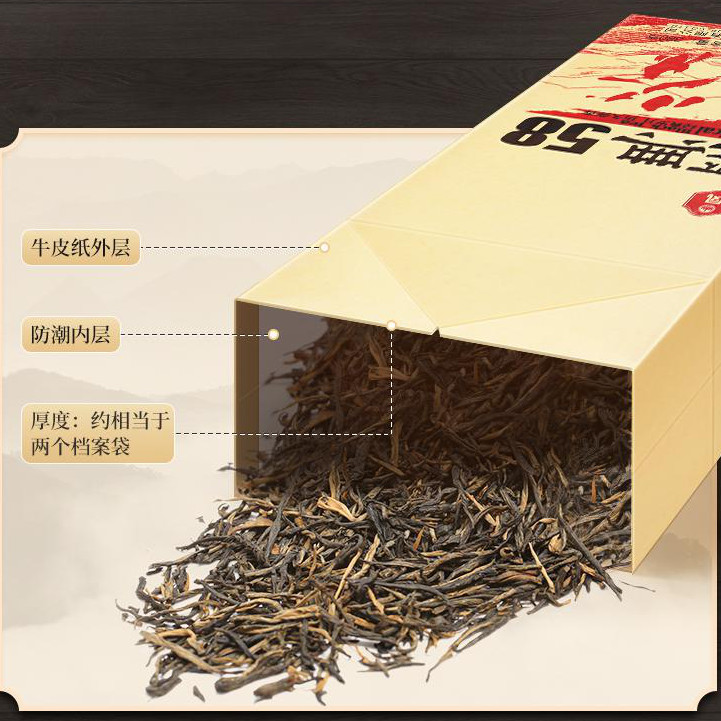 2026 Dian Hong 58 Classical Black Tea Pure Yunnan Phoenix Brand Dianhong 340g