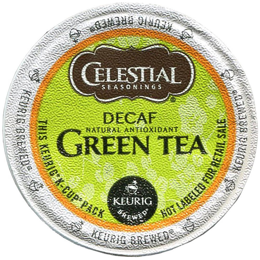 Celestial Seasonings Decaf Green Tea 24 to 144 Keurig K cups Pick Your Own Size